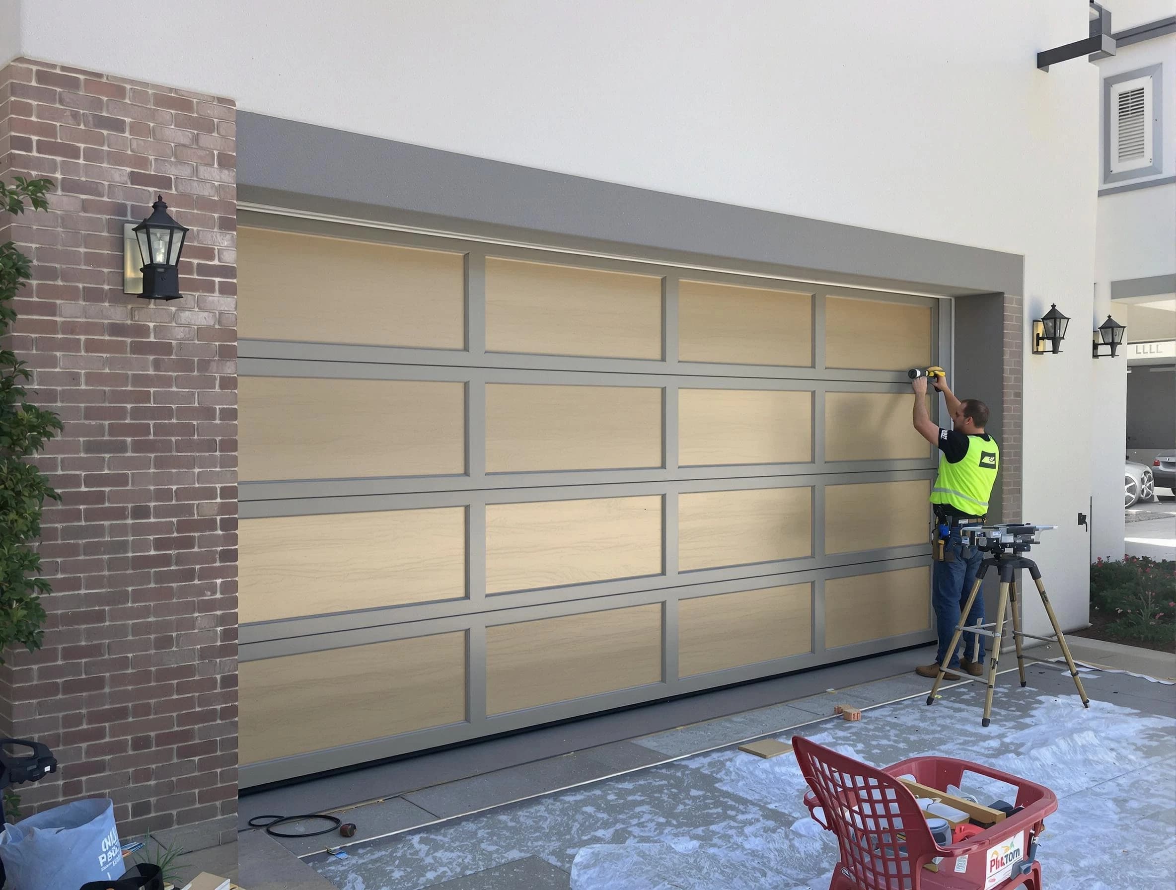 Garage door replacement service by Manchester Garage Door Repair in Manchester