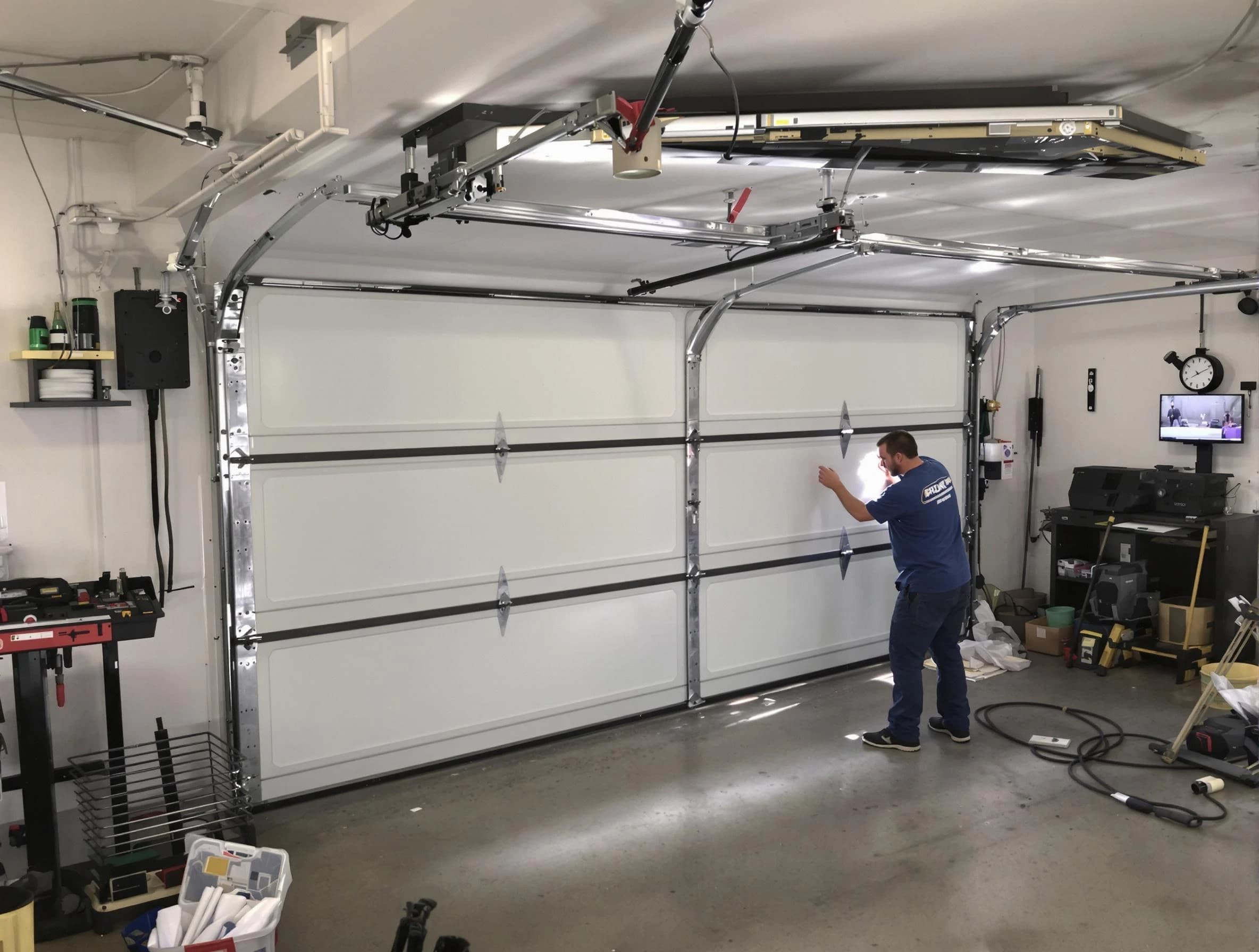 Professional garage door repair service by Manchester Garage Door Repair in Manchester