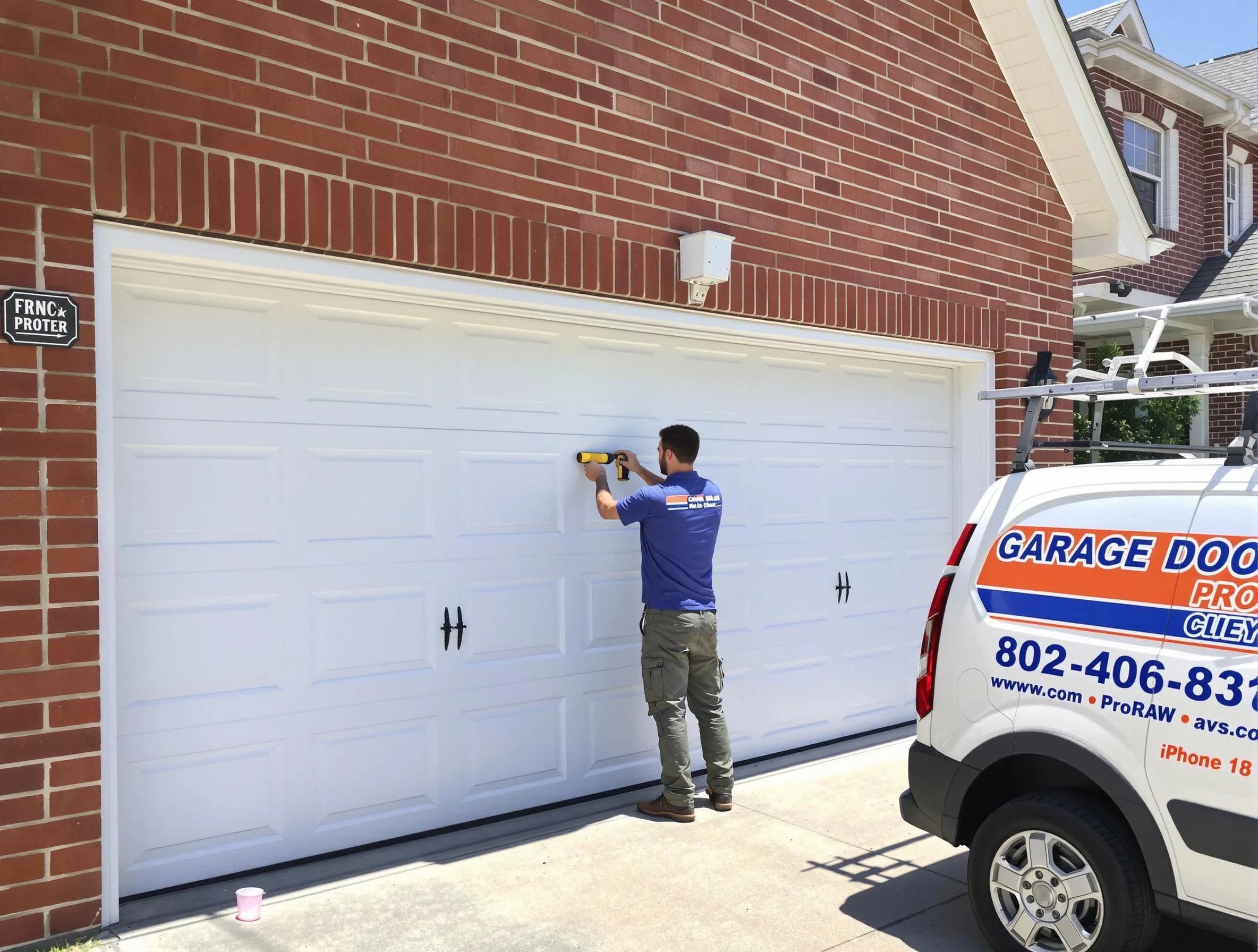 Local garage door repair service by Manchester Garage Door Repair in Manchester