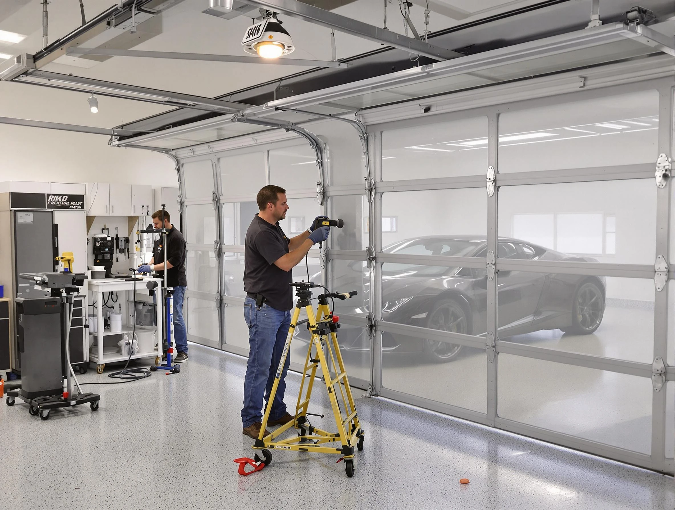 Garage Door Dents Repair in Manchester