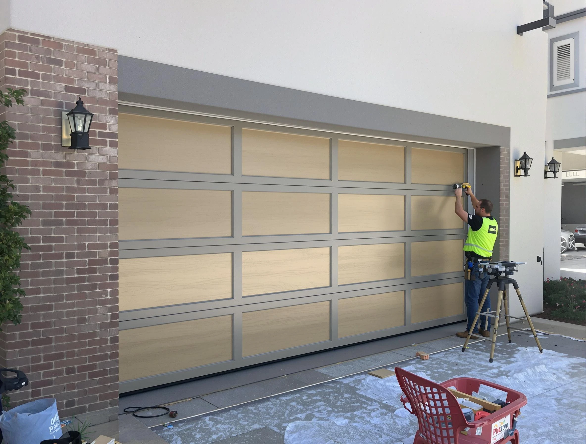 Garage door replacement service by Manchester Garage Door Repair in Manchester