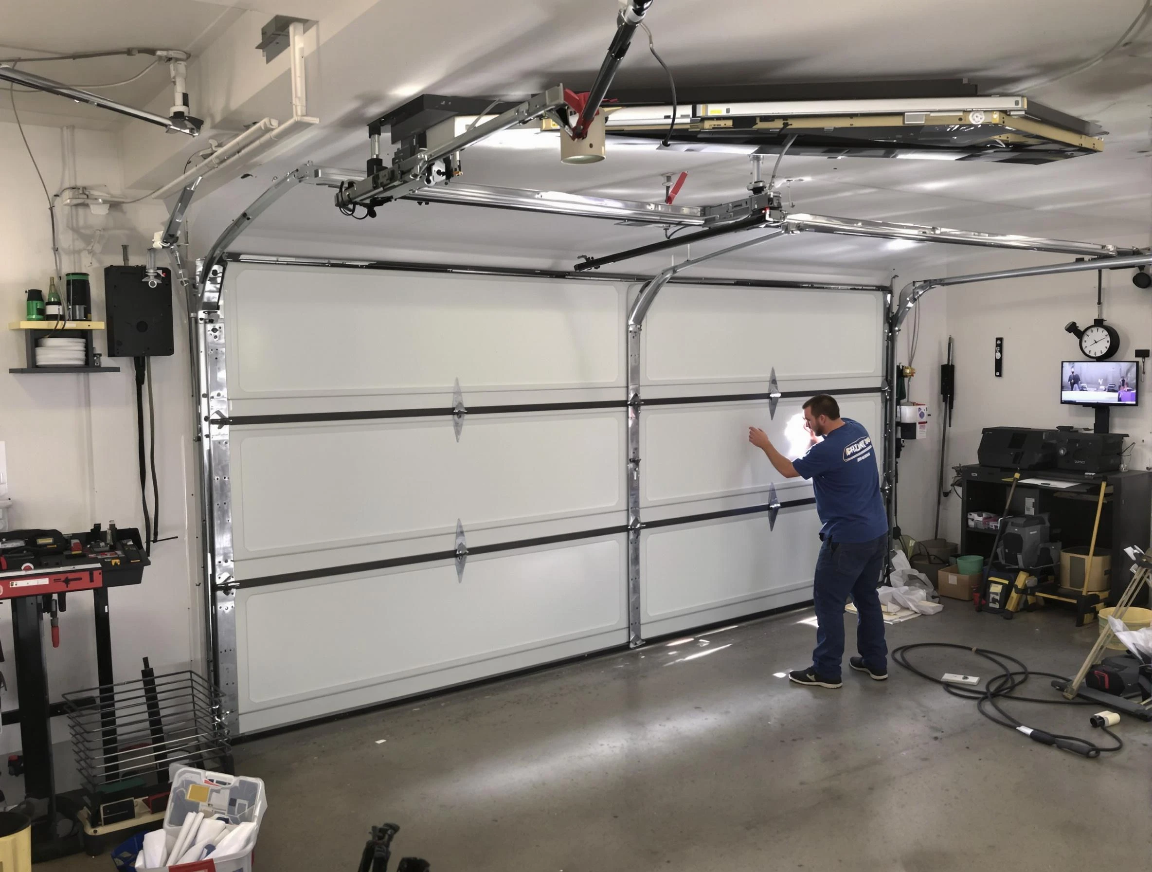 Professional garage door repair service by Manchester Garage Door Repair in Manchester