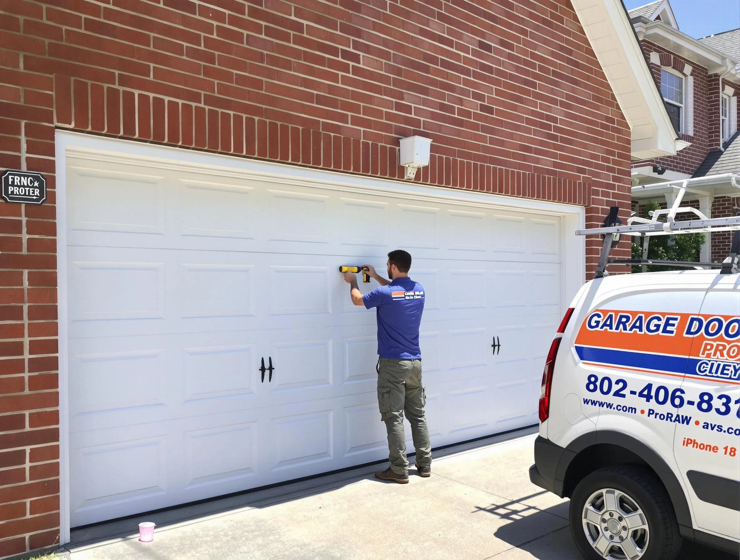 Local garage door repair service by Manchester Garage Door Repair in Manchester